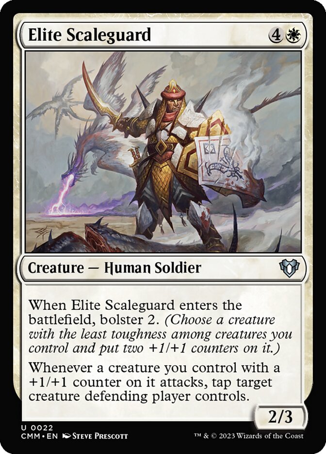 Elite Scaleguard 22/451 (Commander Masters)  | Chromatic Games