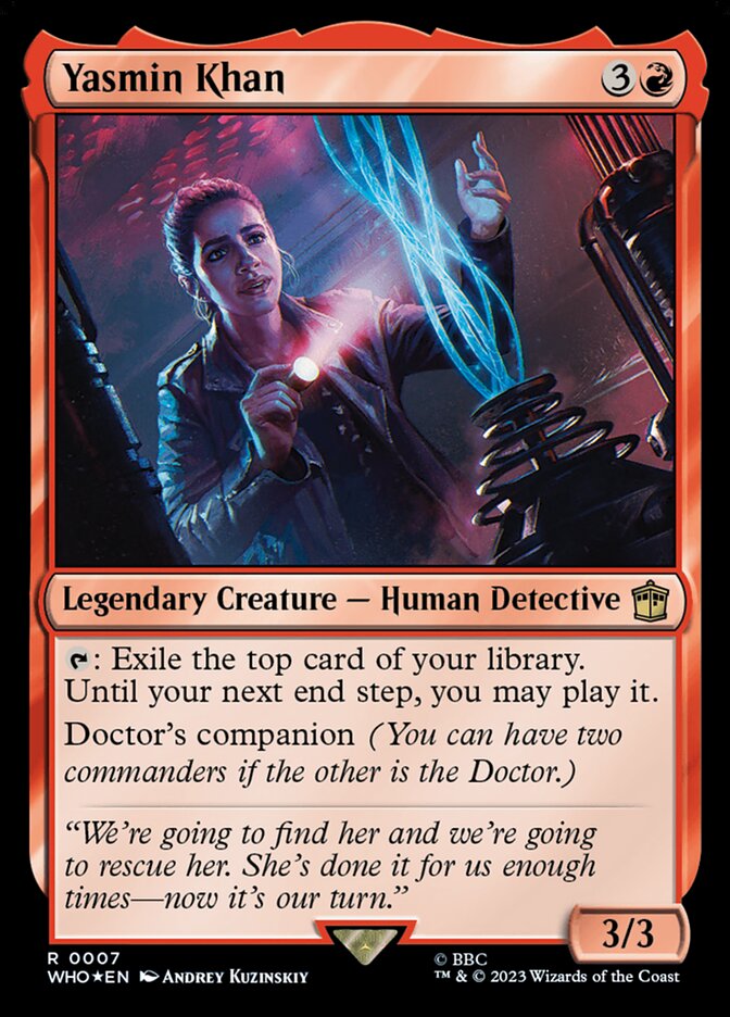 Yasmin Khan 7/331 (Universes Beyond: Doctor Who)  - Foil | Chromatic Games