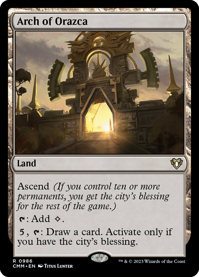 Arch of Orazca 986/451 (Commander Masters)  | Chromatic Games