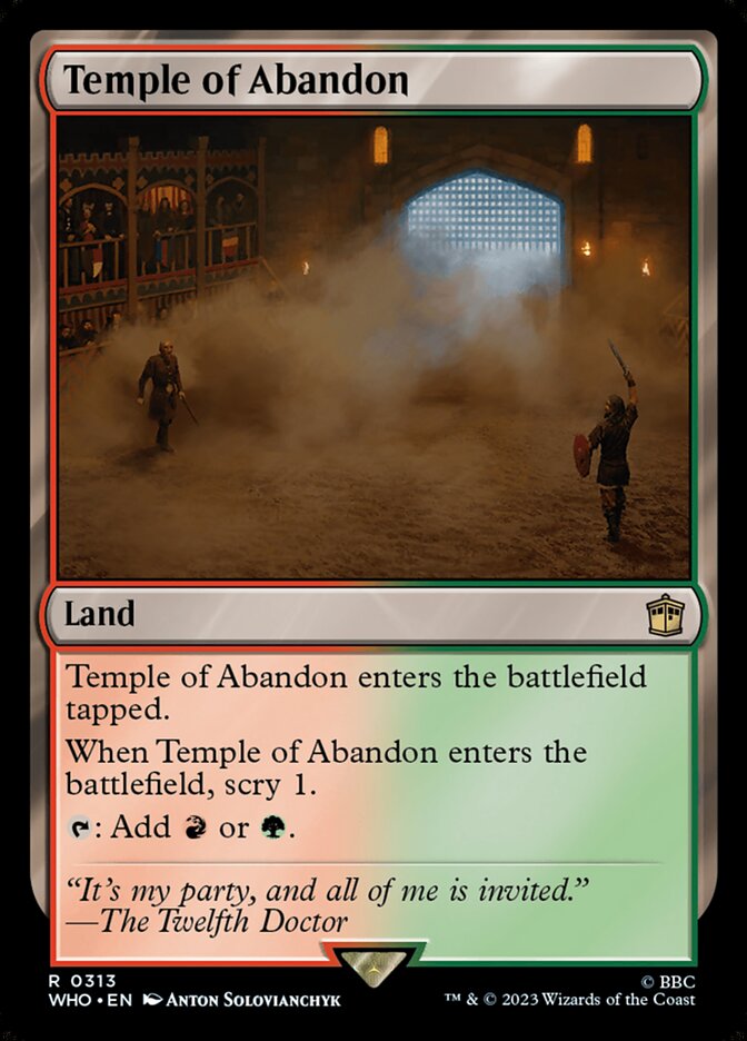 Temple of Abandon 313/331 (Universes Beyond: Doctor Who)  | Chromatic Games