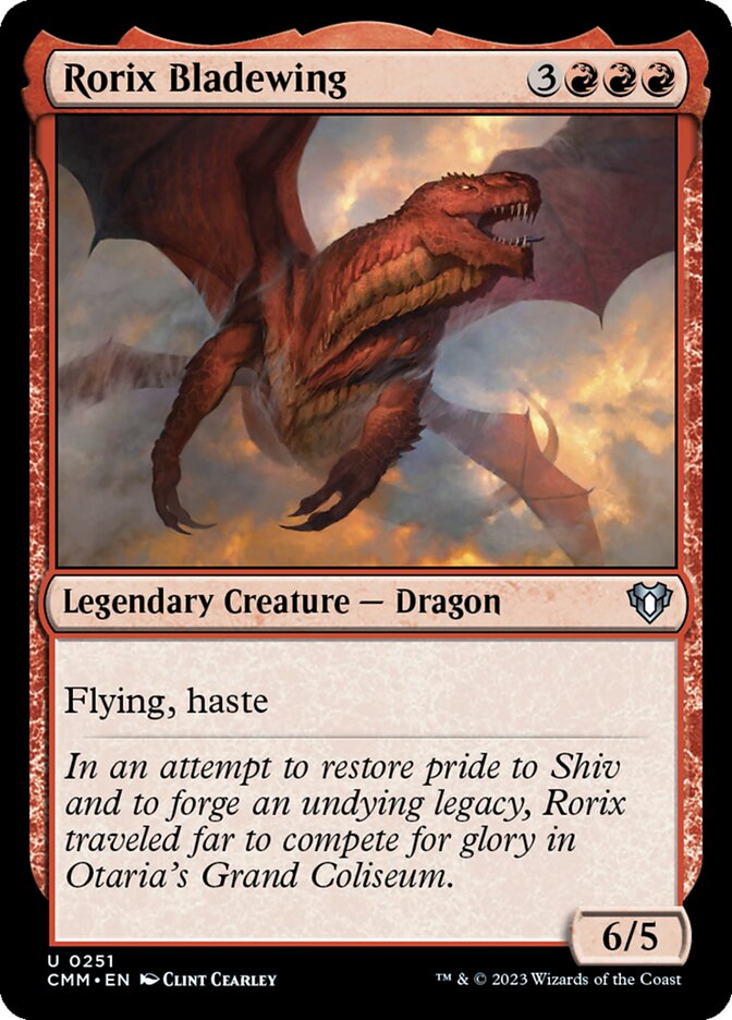 Rorix Bladewing 251/451 (Commander Masters)  | Chromatic Games
