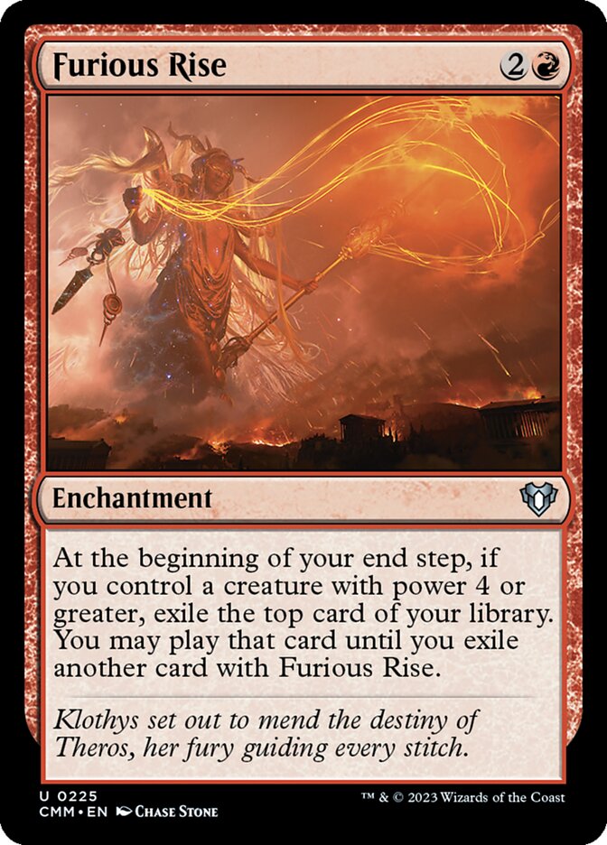 Furious Rise 225/451 (Commander Masters)  | Chromatic Games