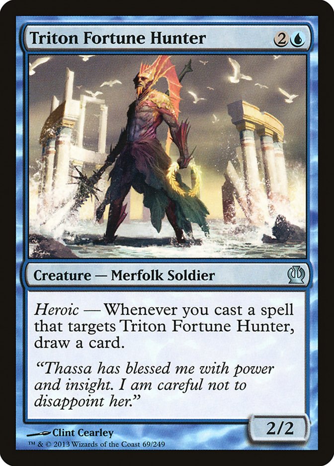 Triton Fortune Hunter 69/249 (Theros)  | Chromatic Games