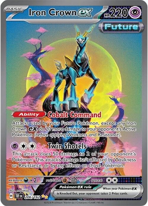 Iron Crown ex 206/162 (SV05: Temporal Forces)  - Holofoil | Chromatic Games