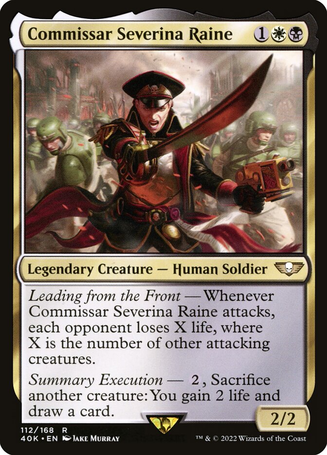 Commissar Severina Raine 112/617 (Universes Beyond: Warhammer 40,000)  | Chromatic Games