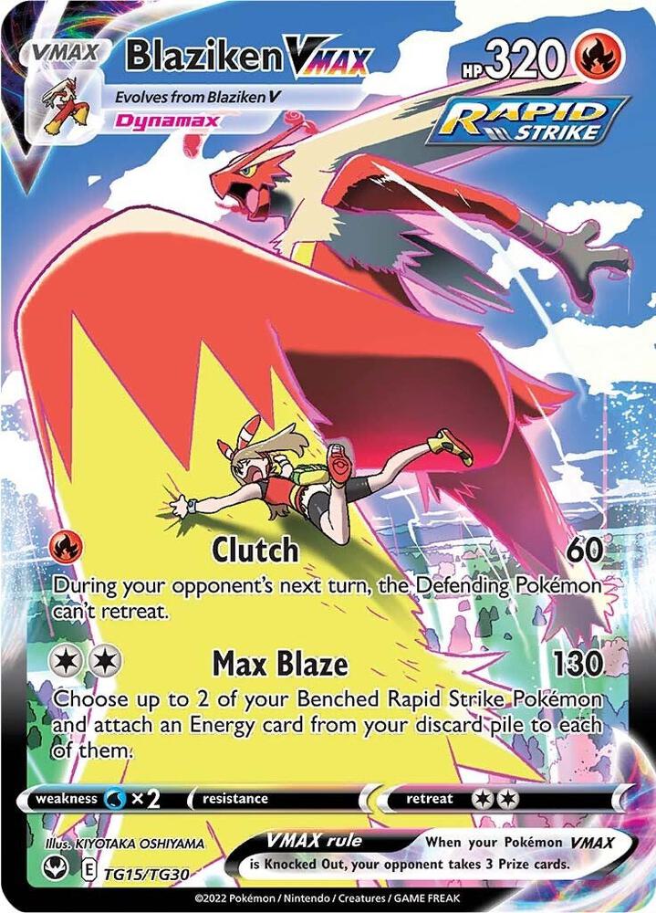Blaziken VMAX TG15/TG30 (SWSH12: Silver Tempest Trainer Gallery)  - Holofoil | Chromatic Games