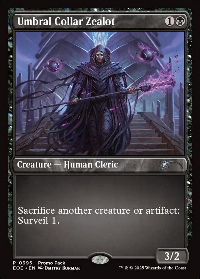 Umbral Collar Zealot 395/276 (Promo Pack: Edge of Eternities)  - Foil | Chromatic Games