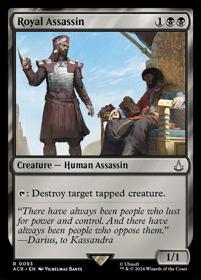 Royal Assassin 93 (Universes Beyond: Assassin's Creed)  - Foil | Chromatic Games