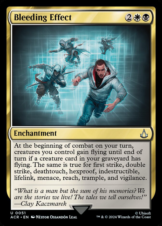 Bleeding Effect 51 (Universes Beyond: Assassin's Creed)  - Foil | Chromatic Games