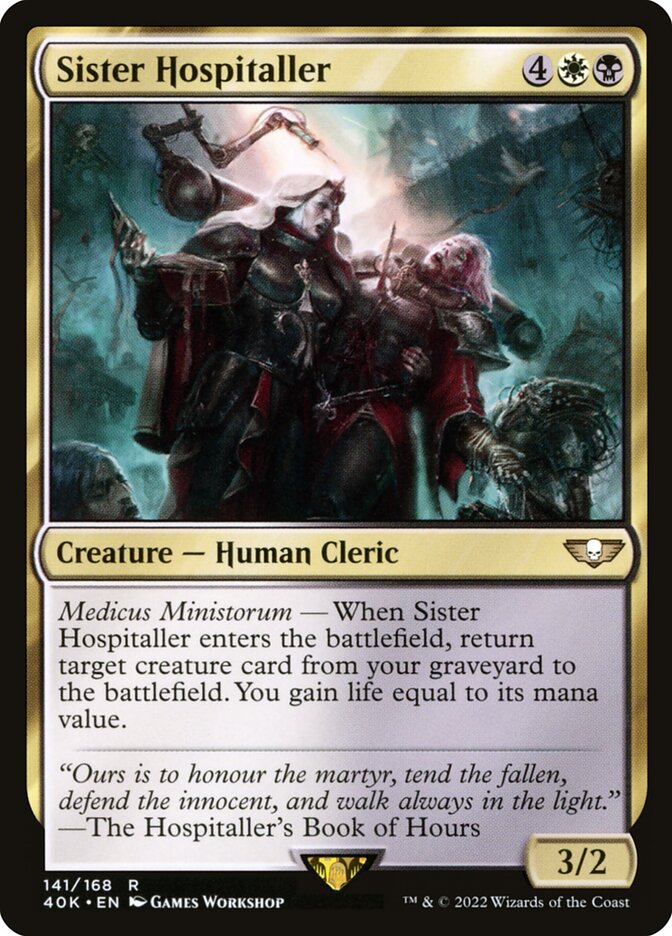 Sister Hospitaller 141 (Universes Beyond: Warhammer 40,000)  | Chromatic Games