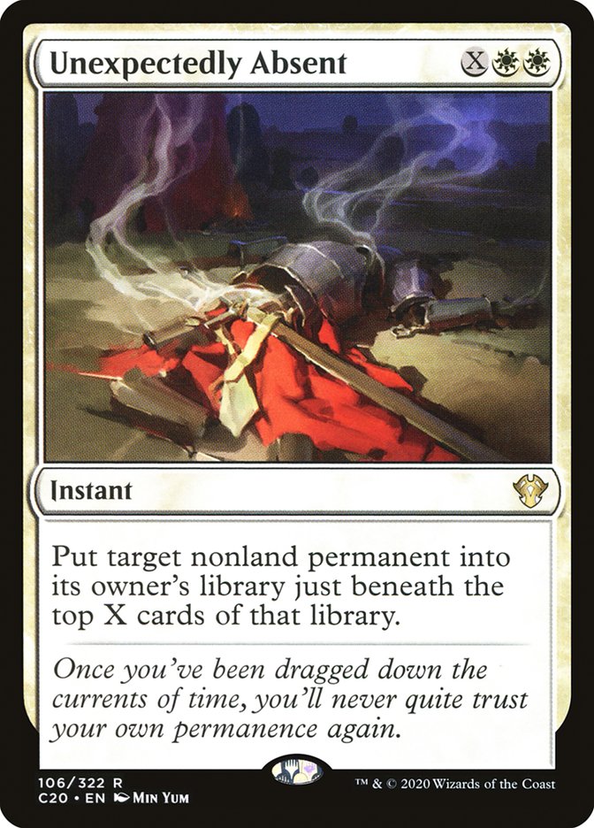 Unexpectedly Absent 106 (Commander 2020)  | Chromatic Games