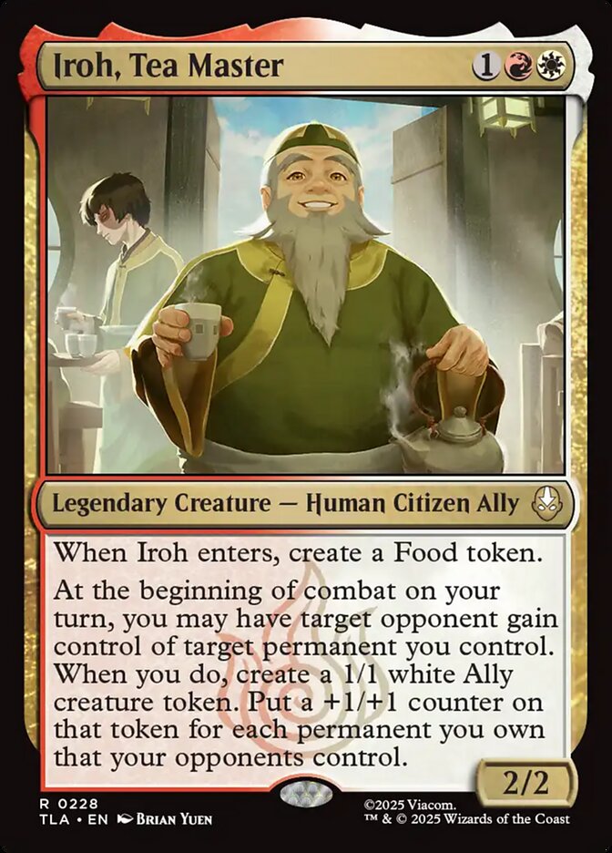 Iroh, Tea Master 228/286 (Avatar: The Last Airbender)  | Chromatic Games