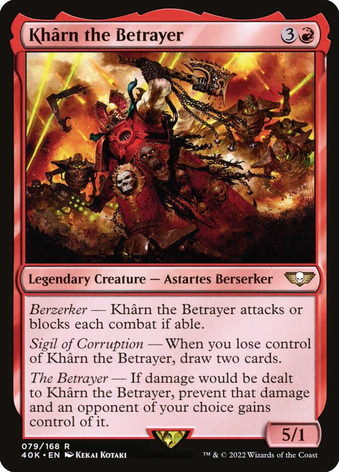 Kharn the Betrayer 79 (Universes Beyond: Warhammer 40,000)  | Chromatic Games