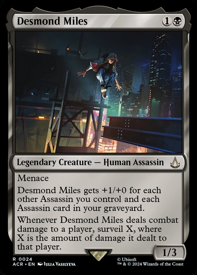 Desmond Miles 24/110 (Universes Beyond: Assassin's Creed)  | Chromatic Games