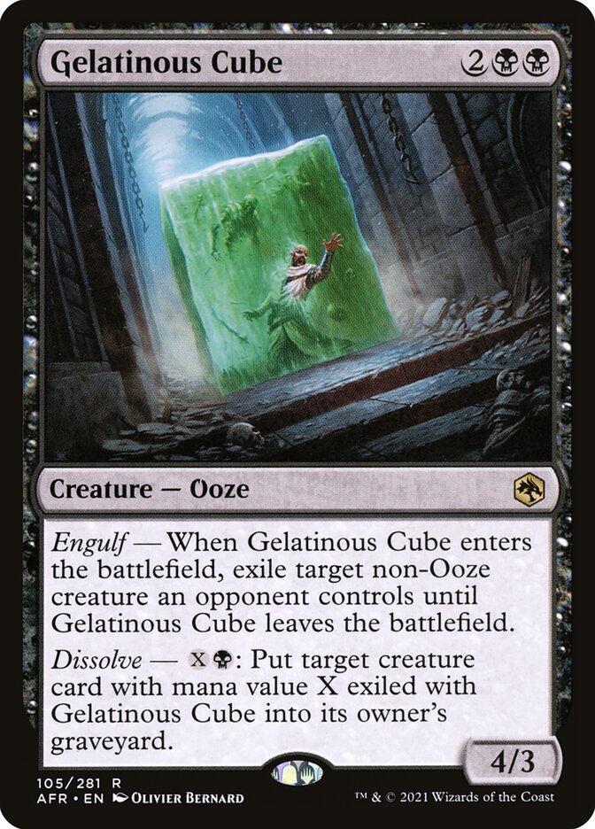 Gelatinous Cube 105 (Adventures in the Forgotten Realms)  | Chromatic Games