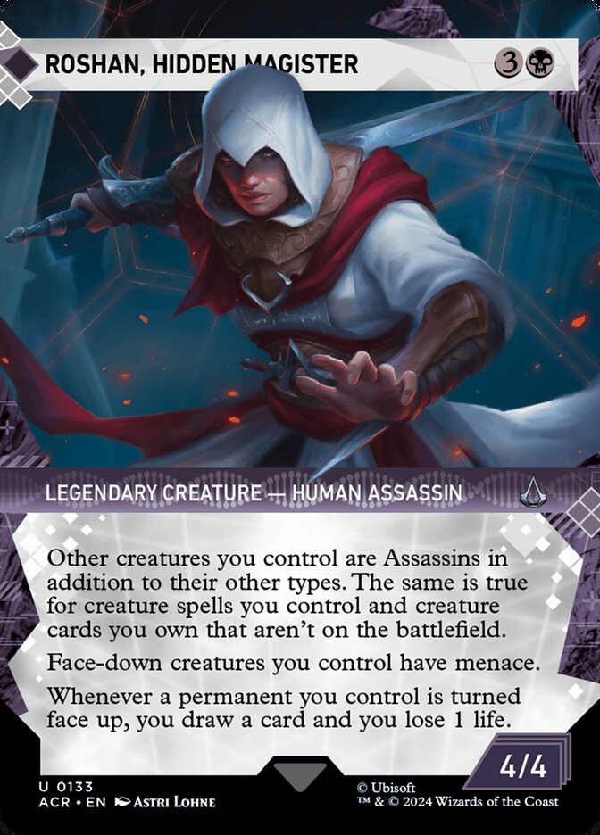 Roshan, Hidden Magister 133 (Universes Beyond: Assassin's Creed)  - Showcase Foil | Chromatic Games