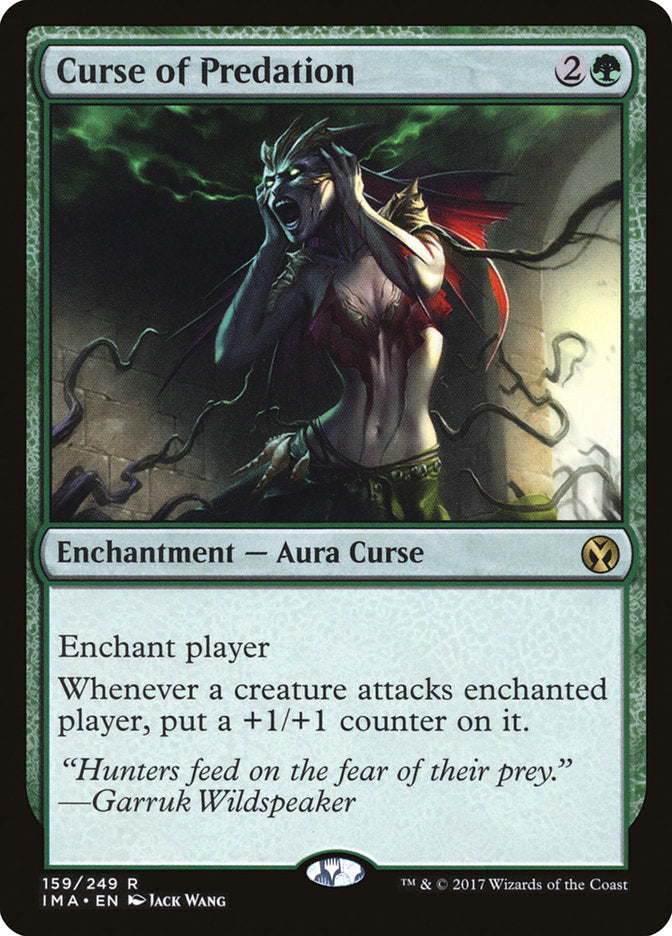 Curse of Predation 159/249 (Iconic Masters)  | Chromatic Games