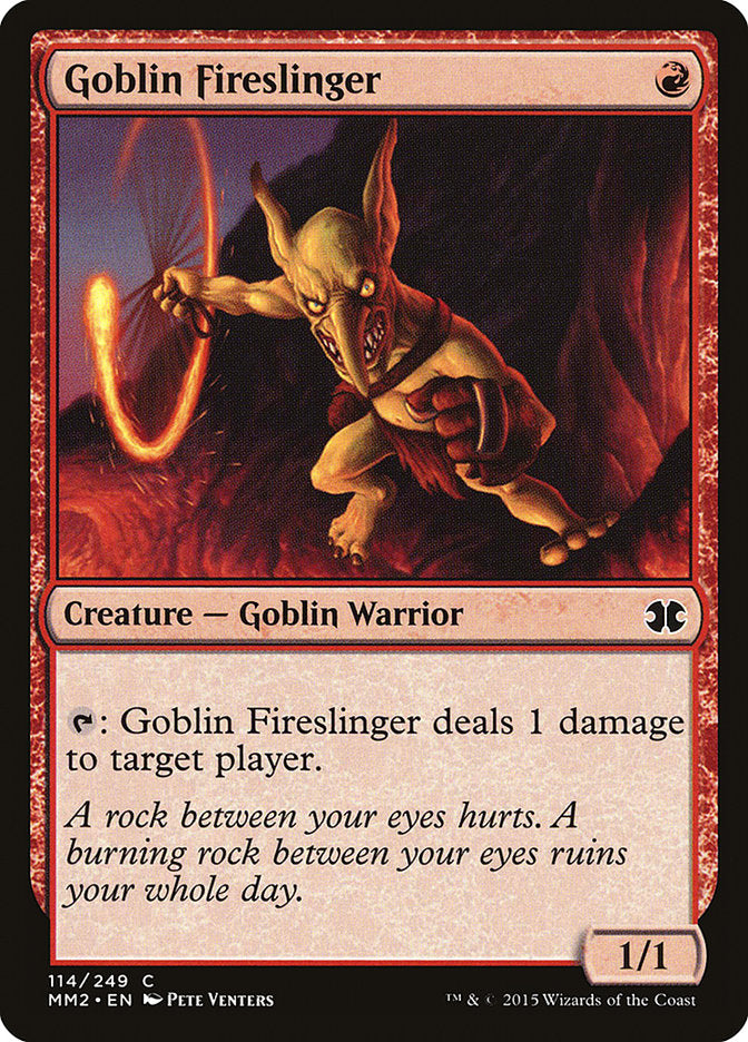 Goblin Fireslinger 114/249 (Modern Masters 2015)  - Foil | Chromatic Games
