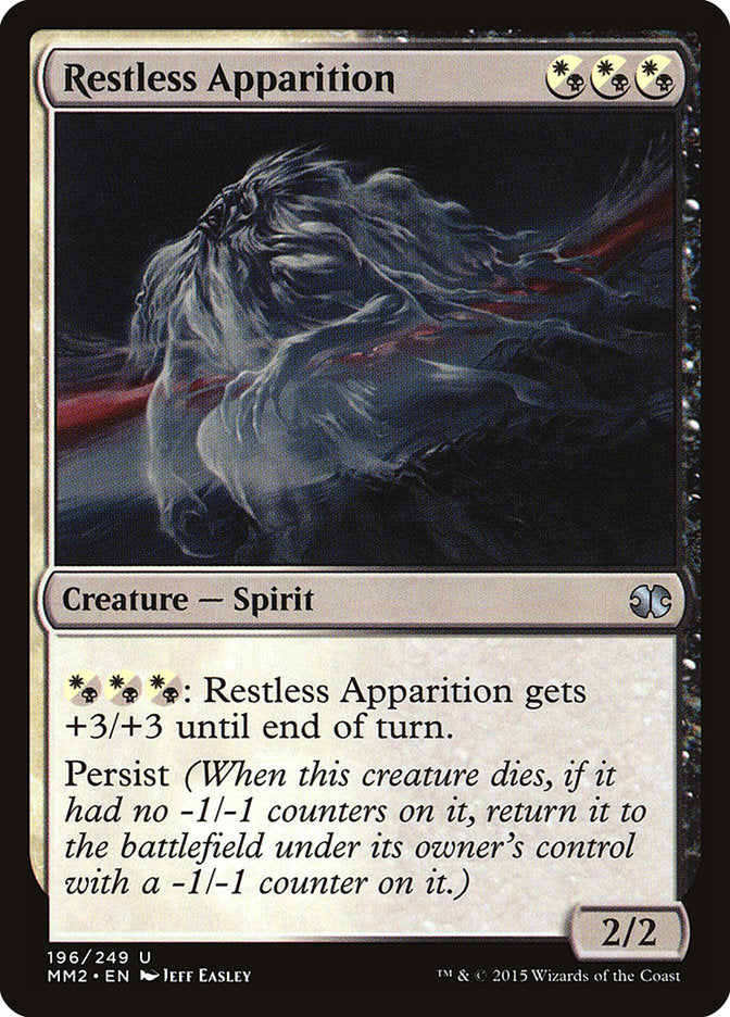 Restless Apparition 196/249 (Modern Masters 2015)  | Chromatic Games