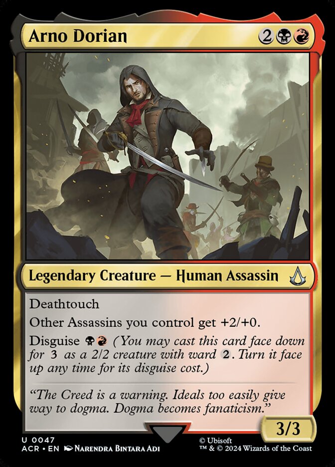 Arno Dorian 47/110 (Universes Beyond: Assassin's Creed)  - Foil | Chromatic Games