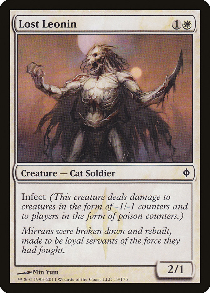 Lost Leonin 13/175 (New Phyrexia)  | Chromatic Games