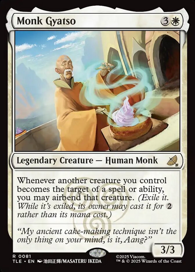 Monk Gyatso 81/317 (Avatar: The Last Airbender: Eternal-Legal)  - Foil | Chromatic Games