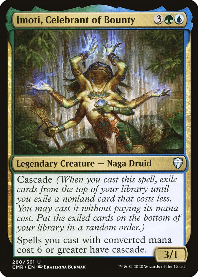 Imoti, Celebrant of Bounty 280 (Commander Legends)  | Chromatic Games