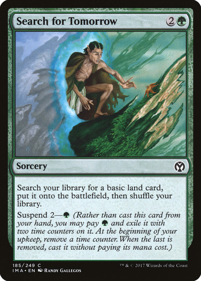 Search for Tomorrow 185/249 (Iconic Masters)  | Chromatic Games
