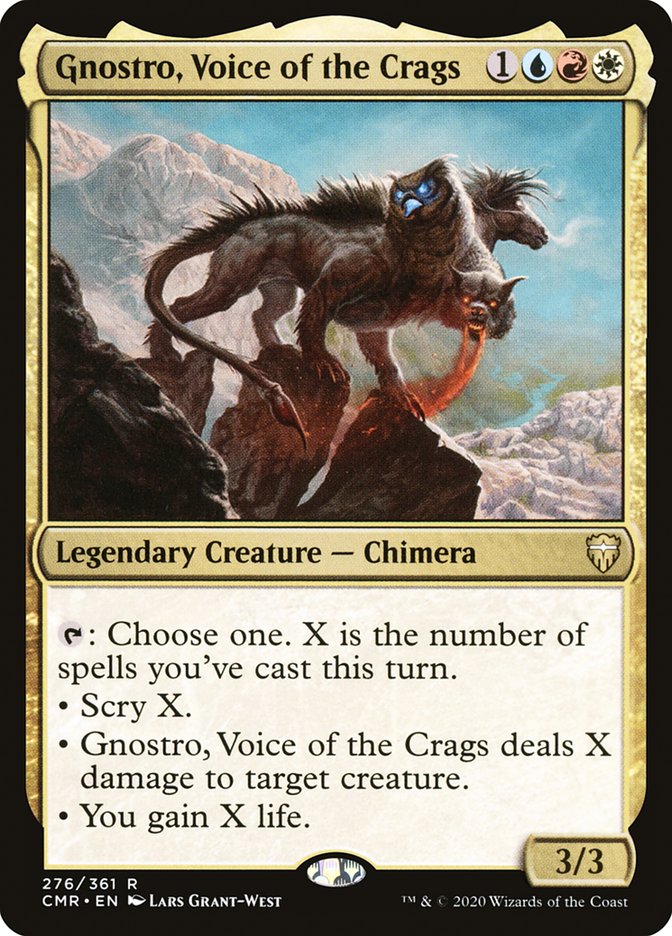 Gnostro, Voice of the Crags 276 (Commander Legends)  - Foil | Chromatic Games