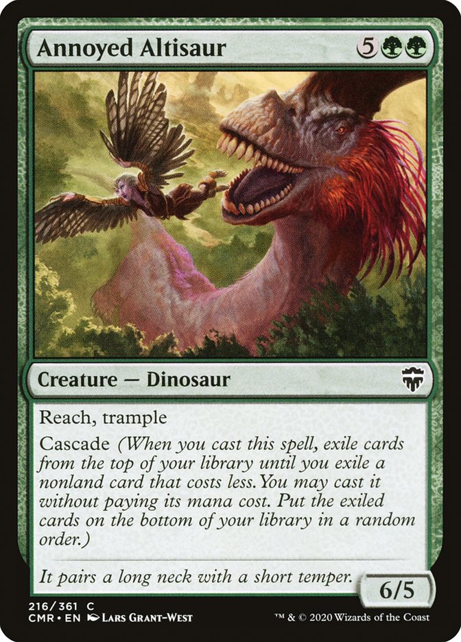 Annoyed Altisaur 216 (Commander Legends)  | Chromatic Games