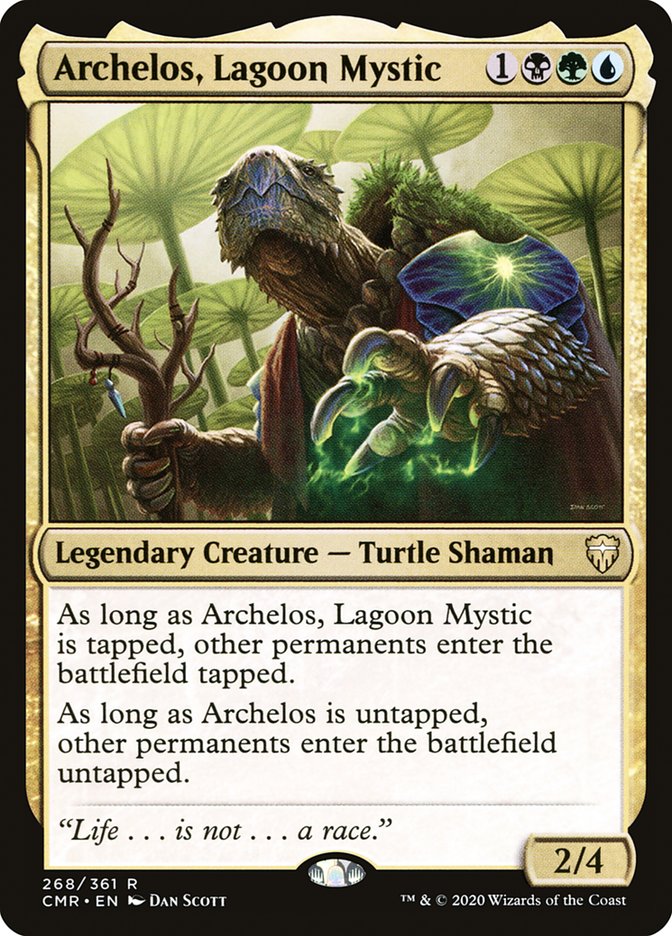 Archelos, Lagoon Mystic 268 (Commander Legends)  | Chromatic Games