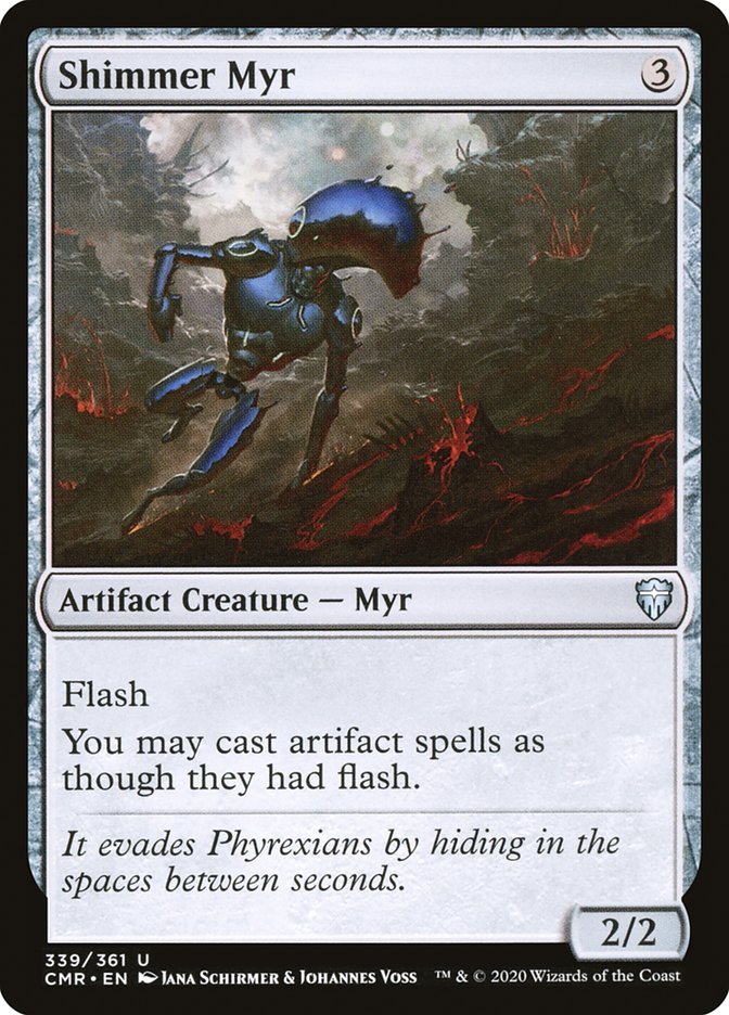 Shimmer Myr 339 (Commander Legends)  - Foil | Chromatic Games