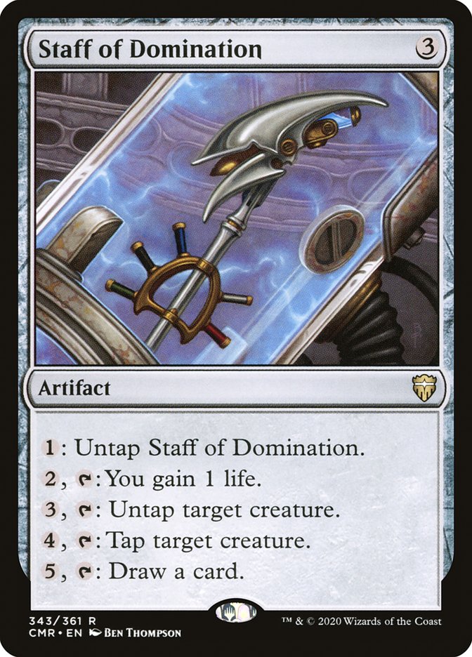 Staff of Domination 343 (Commander Legends)  | Chromatic Games