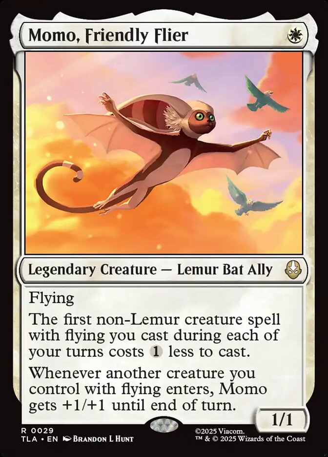 Momo Friendly Flier 29 (Avatar: The Last Airbender)  | Chromatic Games