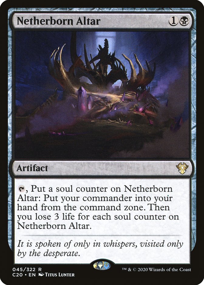 Netherborn Altar 45/322 (Commander 2020)  | Chromatic Games