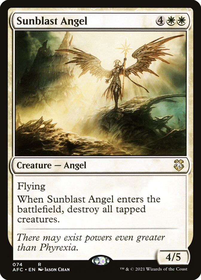 Sunblast Angel 74/62 (Commander: Adventures in the Forgotten Realms)  | Chromatic Games