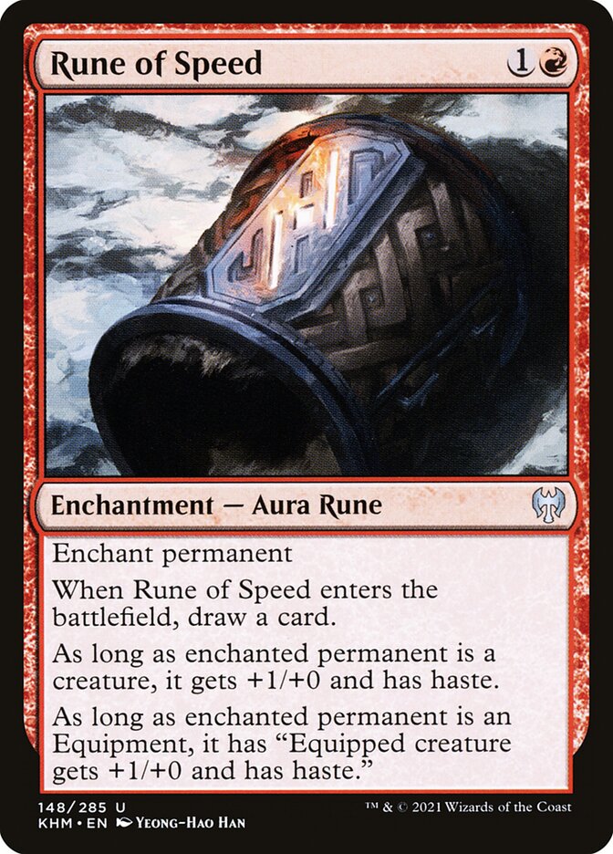 Rune of Speed 148 (Kaldheim)  | Chromatic Games