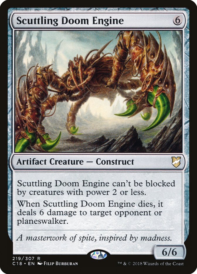Scuttling Doom Engine 219/307 (Commander 2018)  | Chromatic Games