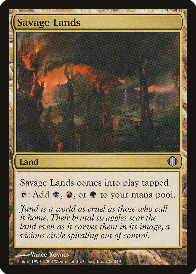 Savage Lands 228/249 (Shards of Alara)  - Foil | Chromatic Games