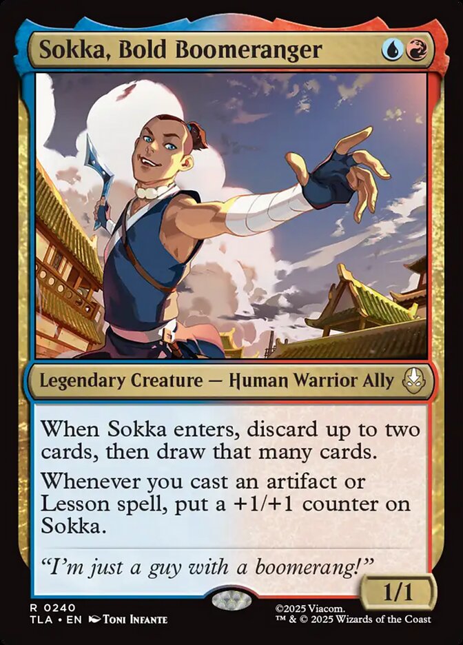 Sokka, Bold Boomeranger 240 (Avatar: The Last Airbender)  | Chromatic Games