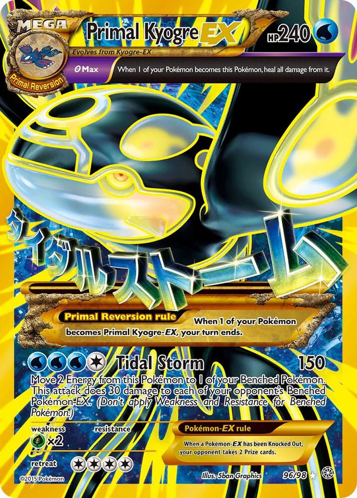 Primal Kyogre EX 96/98 (XY - Ancient Origins)  - Holofoil | Chromatic Games