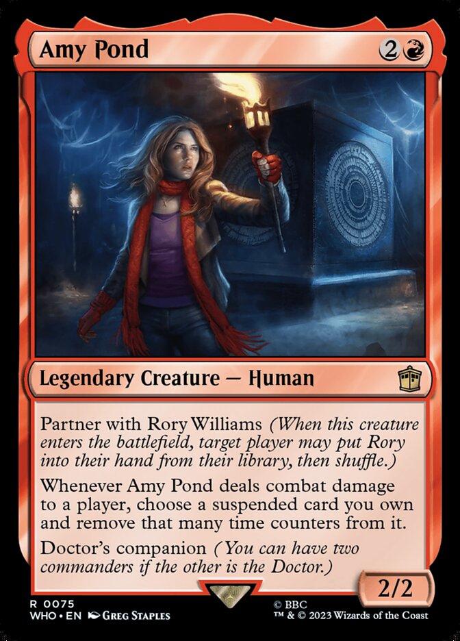 Amy Pond 75/331 (Universes Beyond: Doctor Who)  - Foil | Chromatic Games
