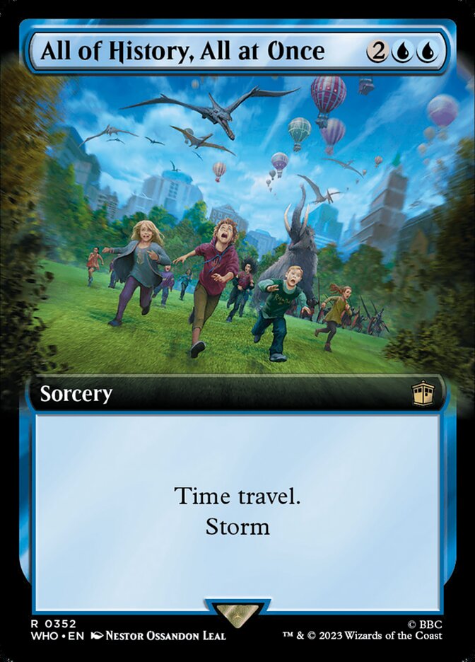 All of History, All at Once 352/331 (Universes Beyond: Doctor Who)  - Extended Art | Chromatic Games