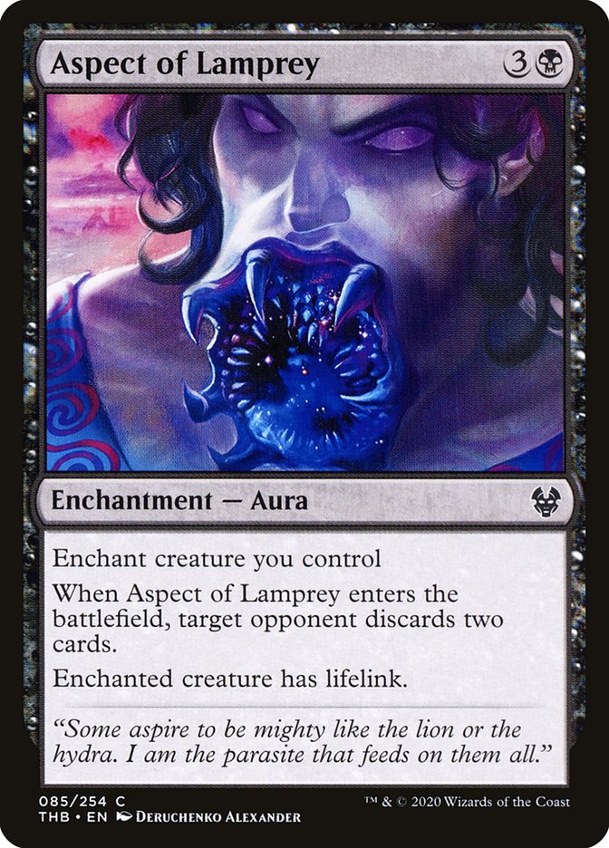 Aspect of Lamprey 85/254 (Theros Beyond Death)  | Chromatic Games