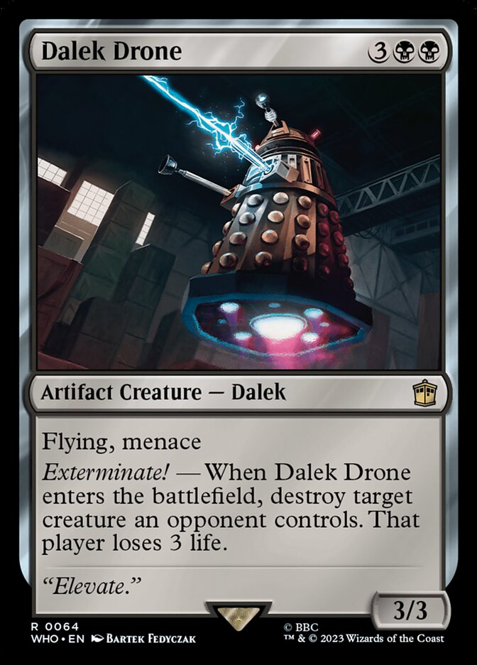 Dalek Drone 64/331 (Universes Beyond: Doctor Who)  - Foil | Chromatic Games