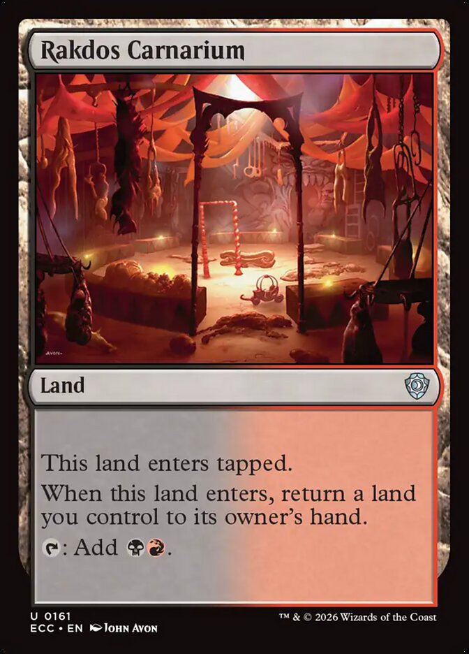 Rakdos Carnarium 161/176 (Commander: Lorwyn Eclipsed)  | Chromatic Games