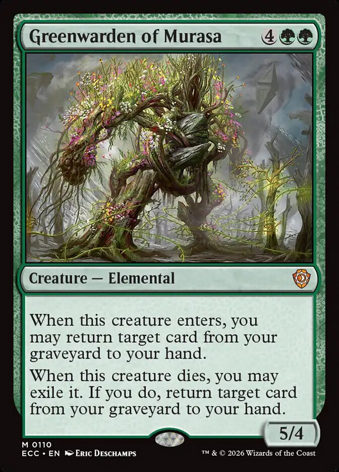 Greenwarden of Murasa 110/176 (Commander: Lorwyn Eclipsed)  | Chromatic Games