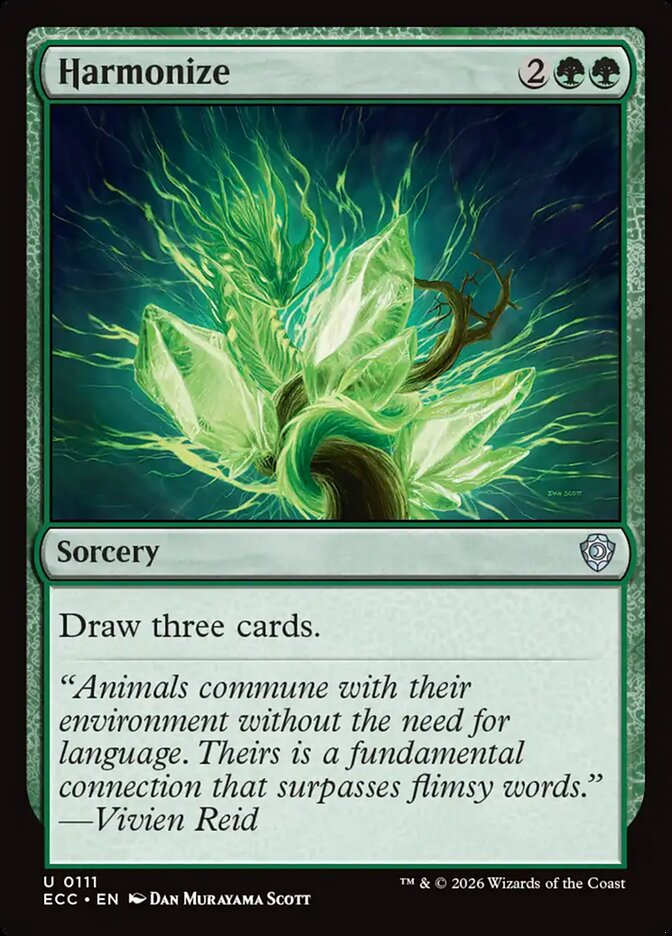 Harmonize 111/176 (Commander: Lorwyn Eclipsed)  | Chromatic Games