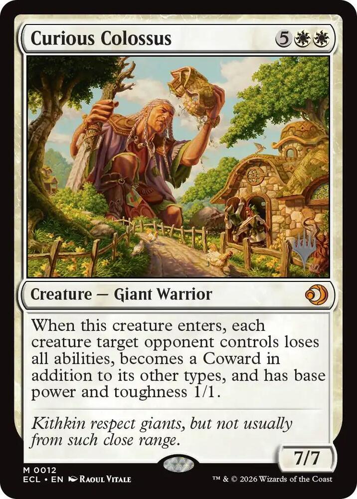 Curious Colossus 12p/87 (Promo Pack: Lorwyn Eclipsed)  | Chromatic Games