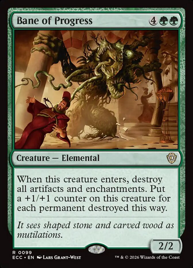 Bane of Progress 99/176 (Commander: Lorwyn Eclipsed)  | Chromatic Games